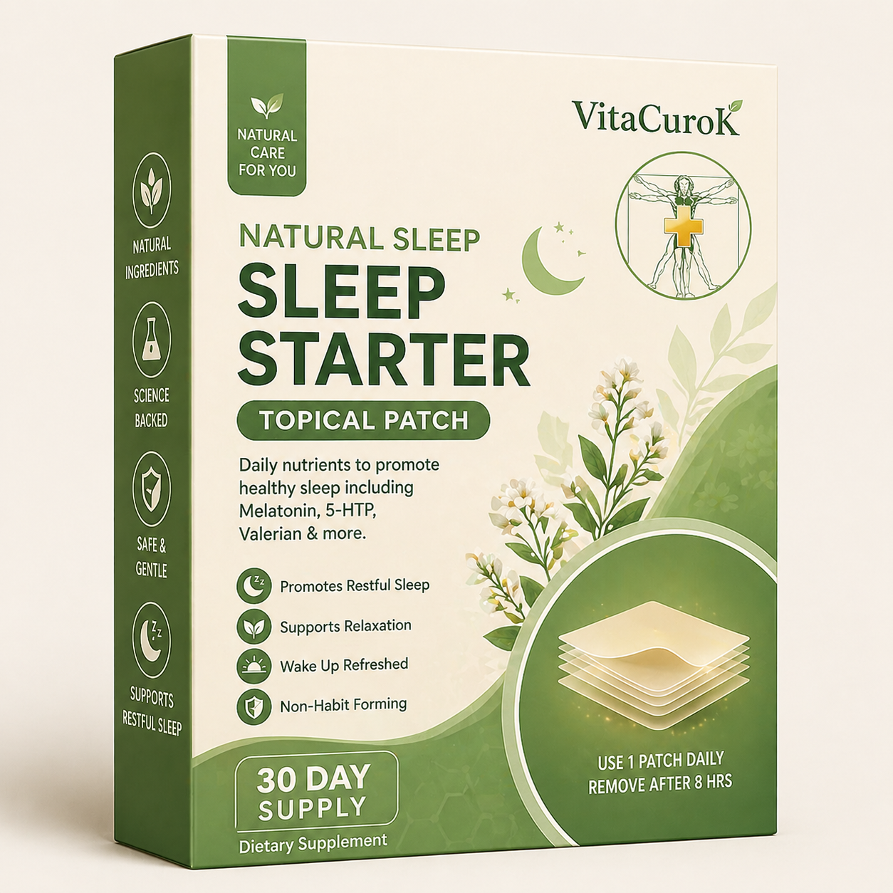 VitaCuroK™ -Sleep Starter Topical Patch