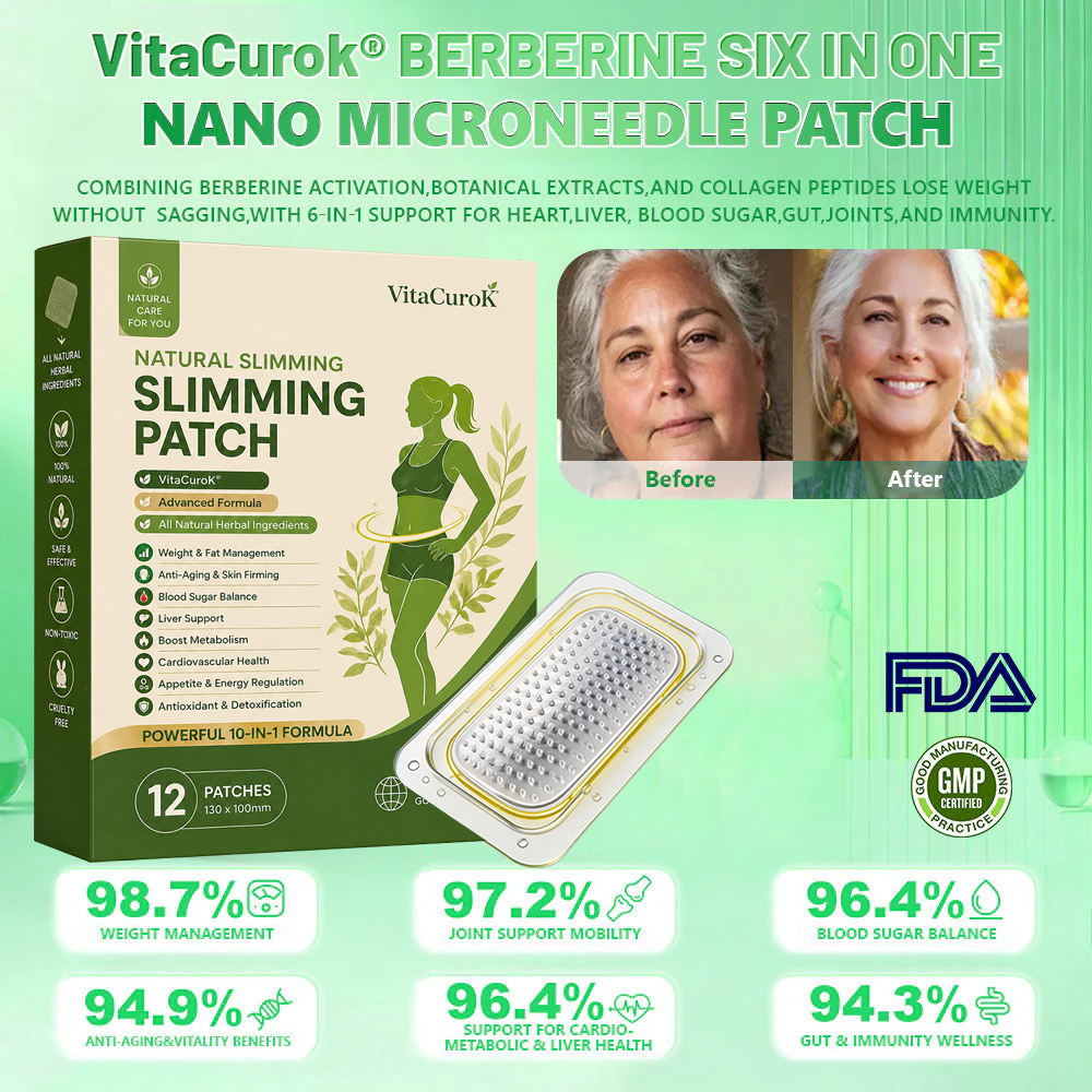 VitaCuroK® 𝑩𝒆𝒓𝑏𝘦𝘳𝑖𝗇𝒆 10-𝗶𝙣-𝟏 𝑁𝑎𝑛𝑜 𝘔𝘪𝘤𝘳𝘰𝘯𝘦𝘦𝘥𝘭𝘦 𝖯𝚊𝗍𝖼𝗁 with Science-Backed Formula